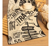 Полотенце пляжное Этель Travel, 70х140 см, 250гр/м2, 100% п/э 7150635