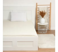 Простыня Этель 220х240, цвет молочный, 100% хлопок, поплин 125г/м2 9046045 9241714