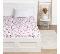 Простыня Экономь и Я 1,5 спальный, Эвкалипт цвет розовый, 150х215±3 100% хлопок, бязь, 120 гр/м2 9482386
