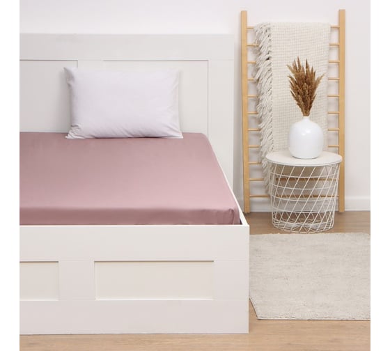 Простыня Этель Twilight Mauve 200х215, 100% хлопок, мако-сатин, 114г/м2 9933782 1