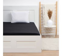 Простыня Этель Jet black 220х240, 100% хлопок, мако-сатин, 114г/м2 9954266