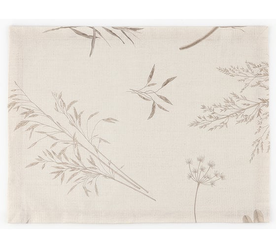 Набор салфеток Этель Flower herbarium 30x40 см - 2 шт, 100% хл, репс 210г/м2 10283411