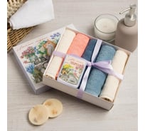 Набор махровых салфеток Этель Любимой бабушке 30x30 см -5шт, 100% хл, 340гр/м2 5374120