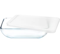 Блюдо для запекания и выпечки с крышкой DAILY 22x17x6см прямоугольное PYREX 342B000/D