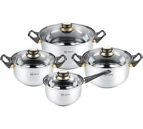 Набор посуды Rainstahl RS/CW 1230-08 MRВ 8 предметов 1.8 л, 2.7 л, 3.6 л, 6.1 л х2 1230-08RS/CW MRВ