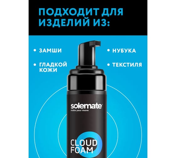 Универсальный очиститель Solemate Cloud Foam 200 мл SM_CLOUD_