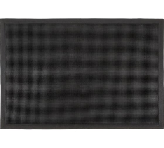 Коврик SUNSTEP резиновый, 80x120 см, Иголочки, чёрный 31-067