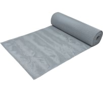 Коврик-дорожка SUNSTEP ПВХ, Цепочка 0,9х12 м, серый 39-631