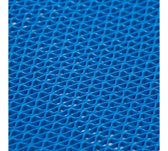 Коврик-дорожка SUNSTEP ПВХ, Zig-Zag, 5мм 0,9х12 м, синий 39-686