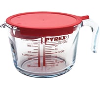 Стакан мерный с крышкой PYREX CLASSIC 1л 264P000/7046