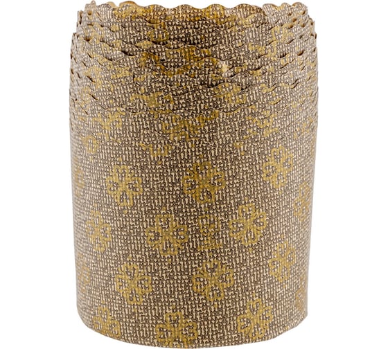 Форма бумажная ALMIN 100 г h60d70 мм кулич круглая коричневая 20 шт ТК-13635t 1