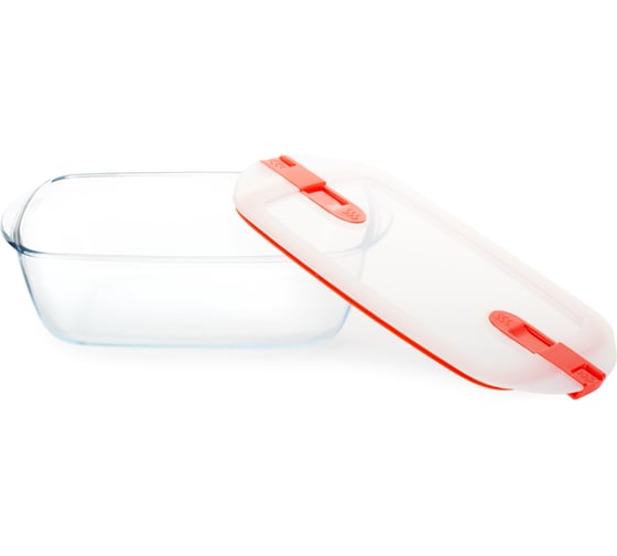 Блюдо для запекания и выпечки с крышкой COOK and HEAT 28x20см прямоугольное PYREX 216PH00/7144