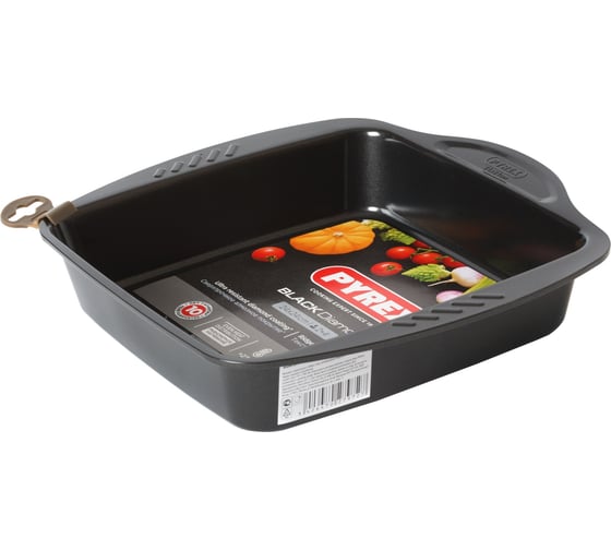 Форма для запекания и выпечки BLACK DIAMOND 24x24см квадратная PYREX AS24SRB/E006