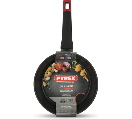 Сковорода глубокая PYREX GRANATE 24см индукция GR24DF5/E006