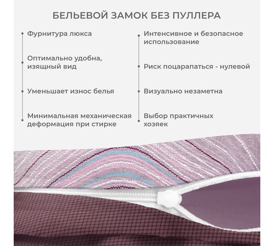 Комплект постельного белья Гармоника 2 спальный макс сатин хлопок простыня на резинке 160x200x20, наволочки 70x70 и 50x70 Ecotex КГМР/Вейв