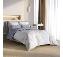 Комплект постельного белья Гармоника 2 спальный макс сатин хлопок простыня на резинке 160x200x20, наволочки 70x70 и 50x70 Ecotex КГМР/Альянс