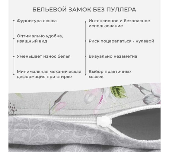 Комплект постельного белья Ecotex Гармоника 2 спальный макс сатин хлопок простыня на резинке 160x200x20, наволочки 70x70 и 50x70 КГМР/Эдельвейс