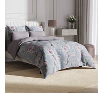 Комплект постельного белья Ecotex Гармоника 2 спальный макс сатин хлопок простыня на резинке 160x200x20, наволочки 70x70 и 50x70 КГМР/Плиния