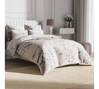 Комплект постельного белья Ecotex Гармоника 2 спальный макс сатин хлопок простыня на резинке 160x200x20, наволочки 70x70 и 50x70 КГМР/Перламутр