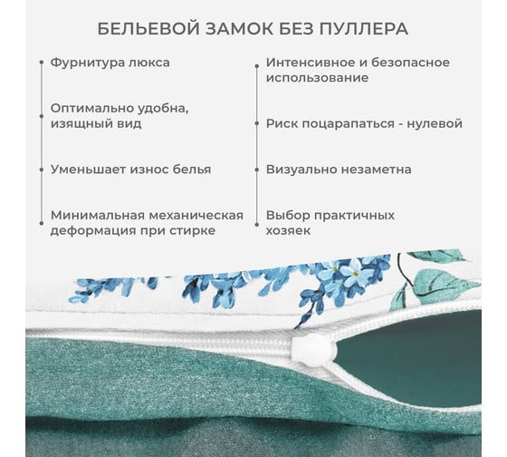 Комплект постельного белья Ecotex Гармоника 2 спальный макс сатин хлопок простыня на резинке 160x200x20, наволочки 70x70 и 50x70 КГМР/Черемуха