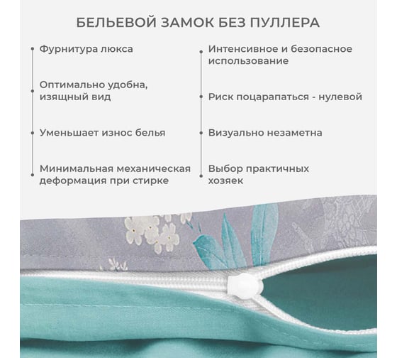 Комплект постельного белья Ecotex Гармоника 2 спальный макс сатин хлопок простыня на резинке 160x200x20, наволочки 70x70 и 50x70 КГМР/Япония