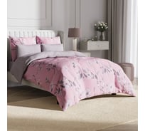 Комплект постельного белья Ecotex сатин Гармоника 2 сатин, хлопок, простыня 220x240,наволочки 70x70 и 50x70 КГМ/Марлен