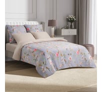 Комплект постельного белья Ecotex Гармоника 2 спальный макс сатин хлопок простыня на резинке 160x200x20, наволочки 70x70 и 50x70 КГМР/Суланж