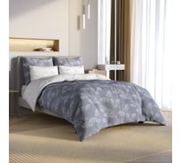 Комплект постельного белья Ecotex сатин Гармоника 2 сатин, хлопок, простыня 220x240,наволочки 70x70 и 50x70 КГМ/Лирика