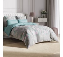 Комплект постельного белья Ecotex сатин Гармоника 2 сатин, хлопок, простыня 220x240,наволочки 70x70 и 50x70 КГМ/Япония