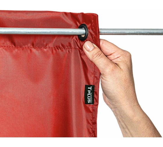 Штора уличная на люверсах Tplus 300x145 см, оксфорд 210, красный T021679