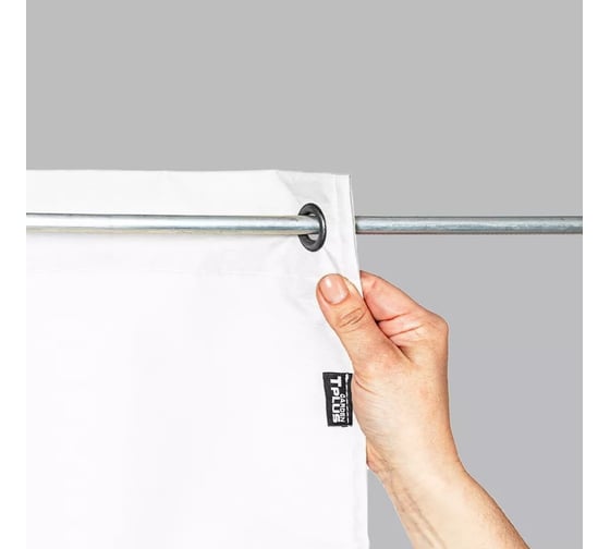 Штора уличная на люверсах Tplus 210x145 см, оксфорд 600, белый T025717