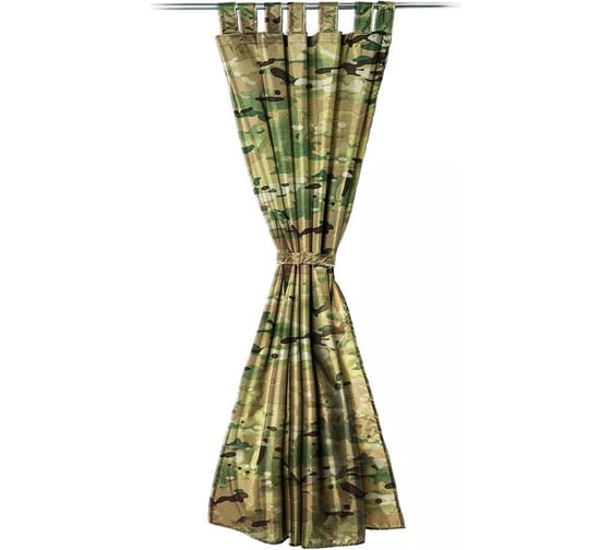 Штора уличная на петлях с липучками Tplus 200x145 см, оксфорд 600, multicam T021696