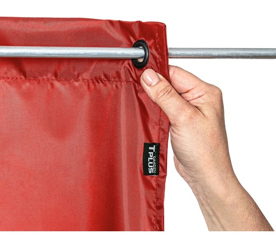 Штора уличная на люверсах Tplus 300x145 см, оксфорд 600, красный T021667