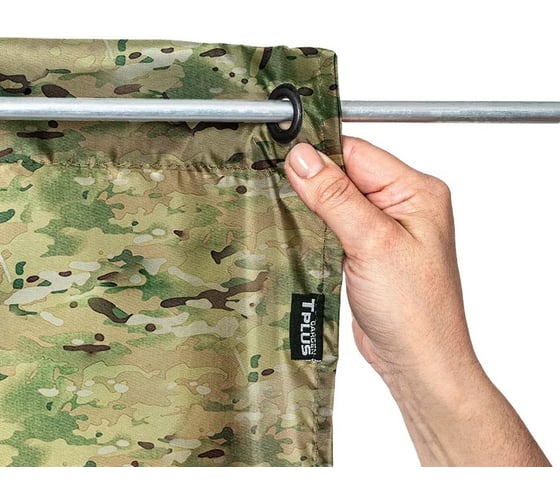 Штора уличная на люверсах Tplus 200x145 см, оксфорд 600, multicam T021435
