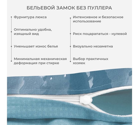 Комплект постельного белья Ecotex Гармоника евро с простыней на резинке 180x200x20,сатин, хлопок, наволочки 70x70 и 50x70 КГЕР18/Эколайн