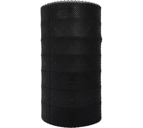 Коврик-дорожка VORTEX ТРАВКА пластмасса, черная, рулон, 0,98х11,8 м 1 5299