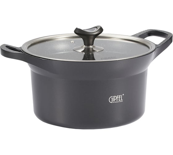 Кастрюля из литого алюминия Gipfel Azul Black 24 см, 4,5 л 51923