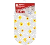 Коврик против скольжения VORTEX Ромашки овал 37х66 см 2 15050