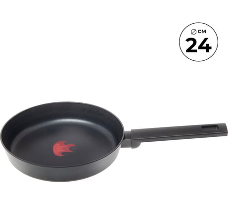 Сковорода Home Queen RED HOT с антипригарным покрытием, индукция, D 24см/6 HomeQueen 77117