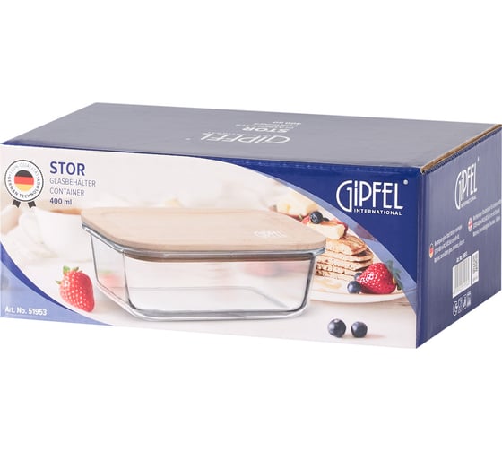 Контейнер стеклянный Gipfel Stor 400 мл 51953