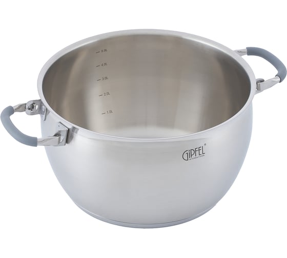 Кастрюля Gipfel из нержавеющей стали Hessen 24 см/5 л 52621