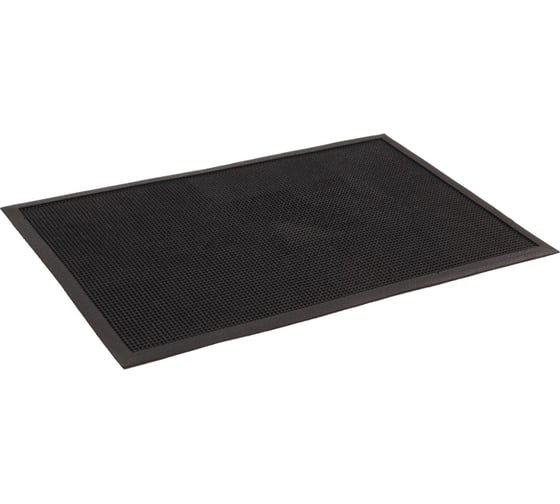 Резиновый коврик SUNSTEP 60x90 см иголочки, чёрный 31-066