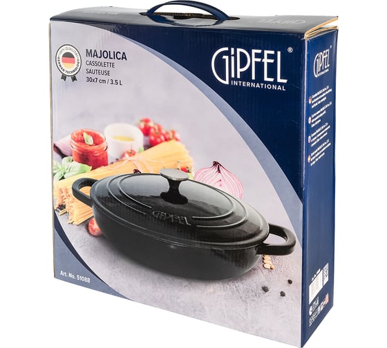 Сотейник Gipfel Majolica 30 см, 3,5 л 51088