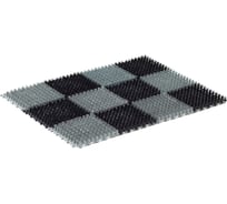 Коврик SUNSTEP травка 36х47см, черно-серый 71-001