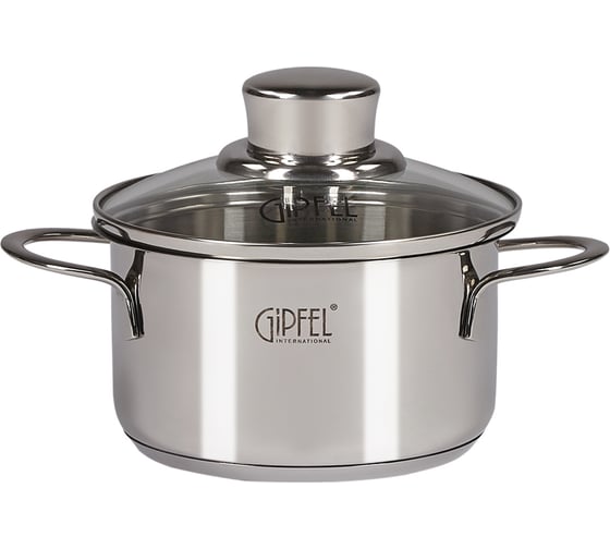 Кастрюля из нержавеющей стали Gipfel Mini 12 см, 0,6 л 1203