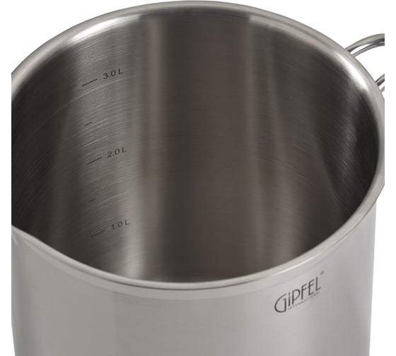 Кастрюля из нержавеющей стали Gipfel Itum 16 см, 3,1 л 1301