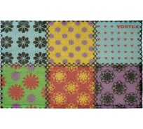 Придверный коврик VORTEX Плитка, пористый 50x80 24253