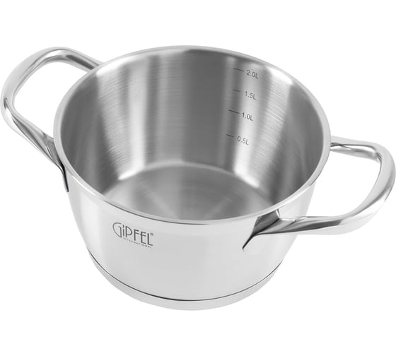 Кастрюля из нержавеющей стали Gipfel Era 18 см, 2 л 1377