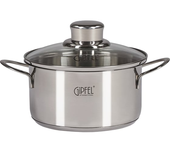 Кастрюля из нержавеющей стали Gipfel Mini 14 см, 0,9 л 1204