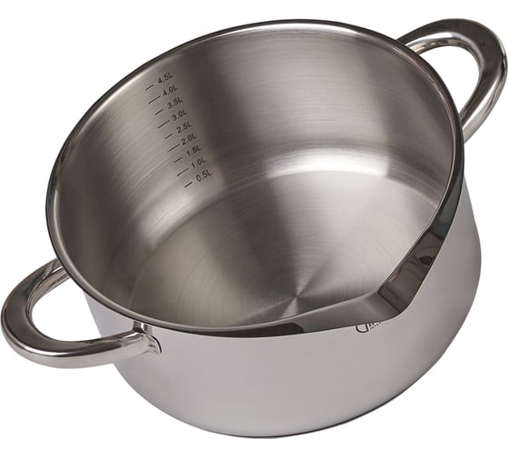 Кастрюля из нержавеющей стали Gipfel Cocktail 24 см, 4,5 л 1249